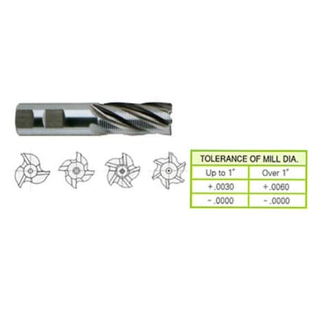 Yg-1 Tool 5 Flute Regular Length Fine Pitch Rougher 8% Cobalt 70391